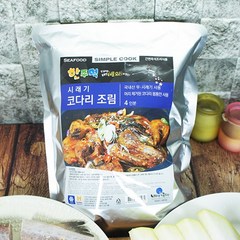 한주먹 바다랑푸드랑 무 시래기 코다리조림 1 050g, 1팩, 1050g