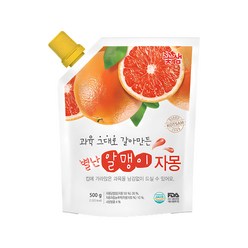 꽃샘 별난알맹이 자몽 500g, 1개