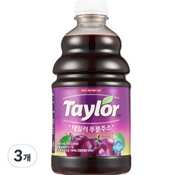 테일러 푸룬주스, 946ml, 3개