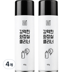 깔끔대장 강력한 화장실 클리너, 435g, 4개