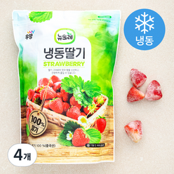 뉴뜨레 중국산 딸기 홀 (냉동), 1kg, 4개