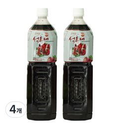 파낙스 참다음 석류 골드 음료베이스, 1.5L, 4개