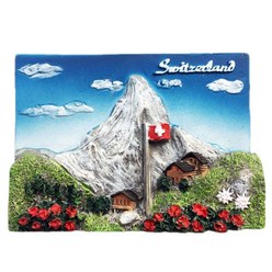 세계 여행 컬렉션 냉장고 자석, SS6 유럽 스위스 융프라우B