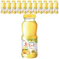 웅진 내사랑유자C, 180ml, 12개