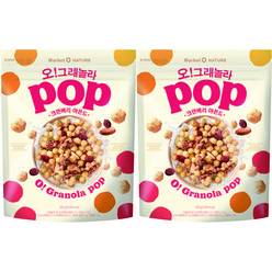 오그래놀라 팝 크랜베리 아몬드, 520g, 2개