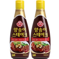 오뚜기 양송이 스테이크 소스, 270g, 2개