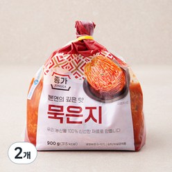 종가 묵은지, 900g, 2개