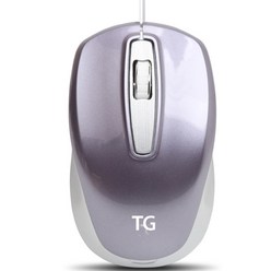 TG삼보 USB 무소음 유선 마우스 TG-M500U, 바이올렛