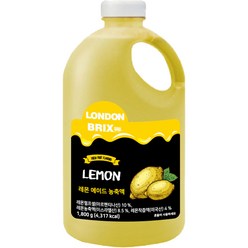 런던브릭스 레몬에이드 농축액 1800g, 1개