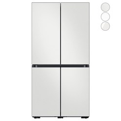 [색상선택형] 삼성전자 비스포크 프리스탠딩 4도어 냉장고 방문설치, RF85B92K1AP