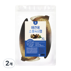 웁스 소뿔속의 껌 강아지 간식 XL 2p, 소뿔맛, 2개