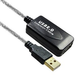 마하링크 USB 2.0 연장 리피터 무전원 케이블, 1개, 30m