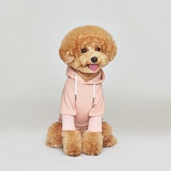 플로트 스탠다드후드 강아지옷, 핑크