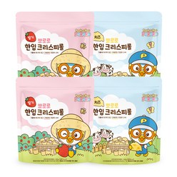 뽀로로 한입 크리스피롤 딸기 60g x 2p + 치즈 60g x 2p, 1세트