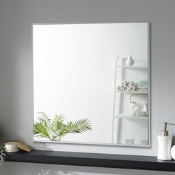 미소아이 욕실거울 600 × 600 mm, 1개, 투명