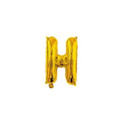 이모쿠비 파티 알파벳 풍선 H 40cm, 골드, 10개