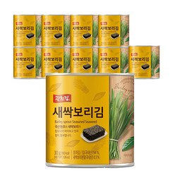 광천김 새싹보리김 캔김, 30g, 10개