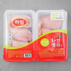 자연실록 무항생제 인증 닭가슴살, 1000g, 1개