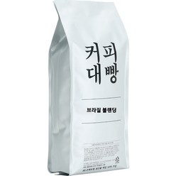 커피대빵 브라질 센서리 블랜딩 원두커피, 홀빈(분쇄안함), 1kg, 1개