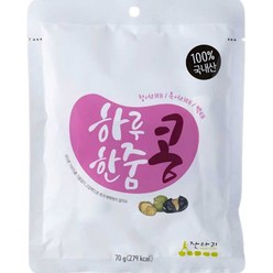 잔다리 하루한줌 볶음콩 영양 간식 5p, 70g, 1개