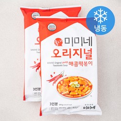 미미네 오리지널 매콤 떡볶이 (냉동), 570g, 2봉