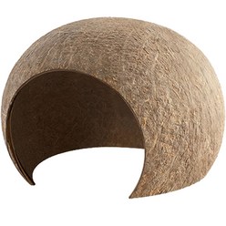 네이처굿즈 아늑한 햄스터 코코넛 은신처 소형, 브라운, 1개