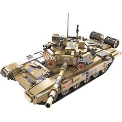 바니랜드 카다 블럭카 T-90 메인배틀탱크 C61003W 1722피스, 혼합색상