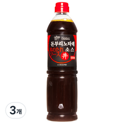 [이엔] 소스 돈부리노타레소스, 900ml, 3개