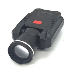 나이트큐브 NCL-04 SMD 충전식 LED 캡라이트 헤드랜턴, Black, 1개