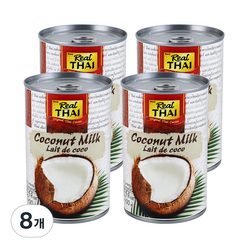 리얼타이 코코넛 밀크, 400ml, 8개