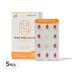 안국건강 New 루테인 미니 100, 5박스, 6g