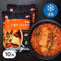 외갓집 고랭지 김치찌개 (냉동), 10개, 500g