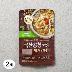 풀무원 국산콩 청국장 찌개양념, 130g, 2개
