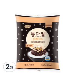 (주)동서 리치스 통단팥 골드파우치, 3kg, 2개