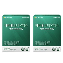 GC녹십자웰빙 프로비던스 메타프로바이오틱스, 120g, 2개