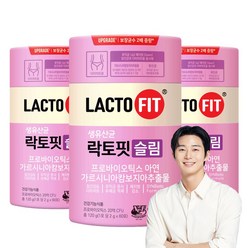 종근당건강 락토핏 슬림 60p, 3개, 120g