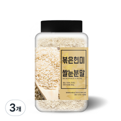 건강스토리 현미쌀눈 볶음 분말, 350g, 3개