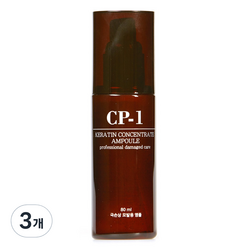 CP-1 극손상 모발 헤어앰플, 80ml, 3개