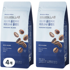 이디야 페르소나 블렌드 홀빈커피, 200g, 4개, 홀빈(분쇄안함)