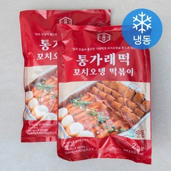 창화당 통가래떡 꼬치오뎅 떡볶이 (냉동), 444g, 2팩