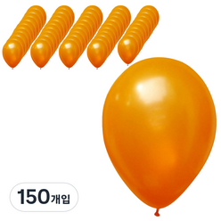 파티팡 라운드 풍선 30cm, 펄 오렌지, 150개입
