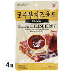 코주부 치즈육포, 70g, 4개