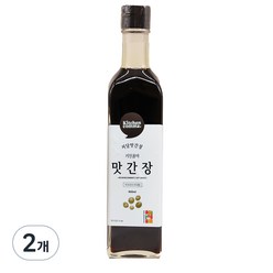 키친콤마 저당 맛간장, 460ml, 2개