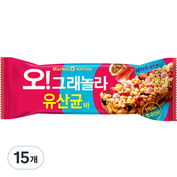 마켓오 오 그래놀라 유산균바, 35g, 15개