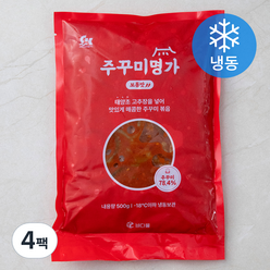 주꾸미명가 보통맛 (냉동), 500g, 4팩