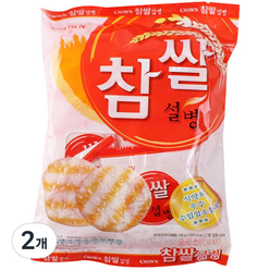 크라운 참쌀설병, 128g, 2개