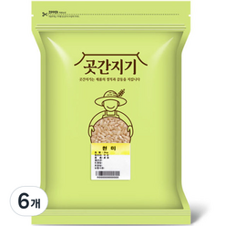 곳간지기 현미, 2kg, 6개