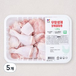 목우촌 무항생제 인증 닭볶음탕용 닭고기 (냉장), 1.2kg, 5개