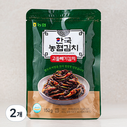 농협 한국농협김치 고들빼기김치, 150g, 2개