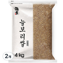 혼식 2023년산 햇곡 늘보리쌀, 2개, 4kg